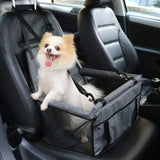 Dog Car Seat and Seat Cover, Booster Basket or Back Seat Hammock