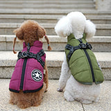 Waterproof Winter Dog Coat with Built-In Harness, S to 5XL