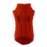 Knitted Dog Sweater for Small Dogs, Warm Pullover for Winter