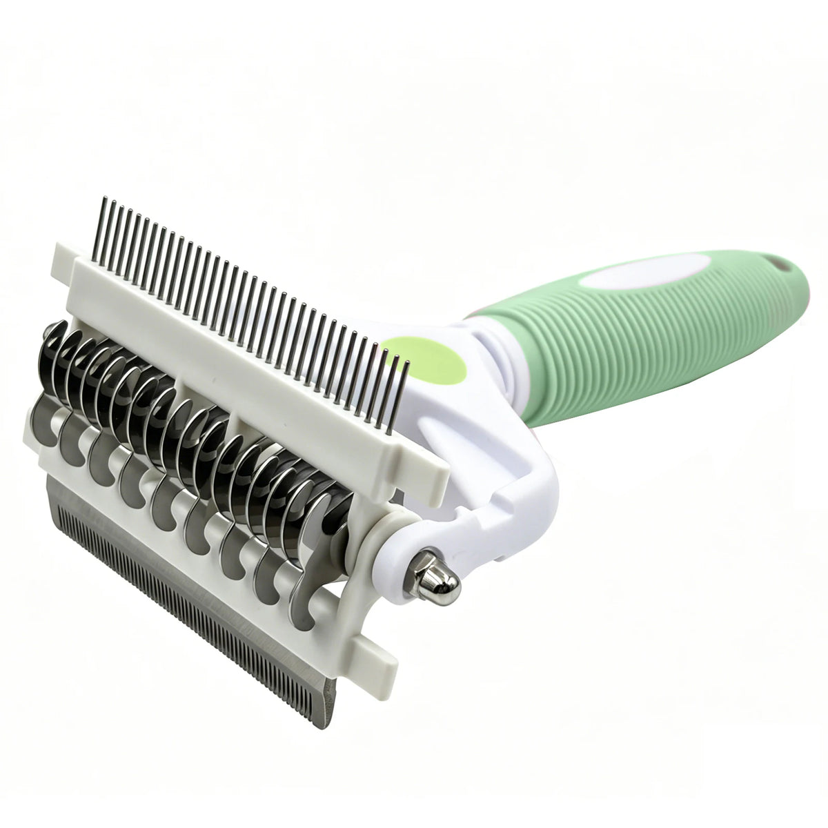 3-in-1 Dog Grooming Tool with Mat Splitter, Deshedder and Comb