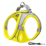 Small Dog Vest Harness and Leash Set, Reflective and Breathable