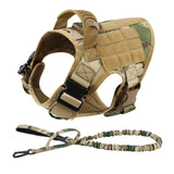 Tactical Dog Harness with MOLLE Panels for Medium & Large Dogs