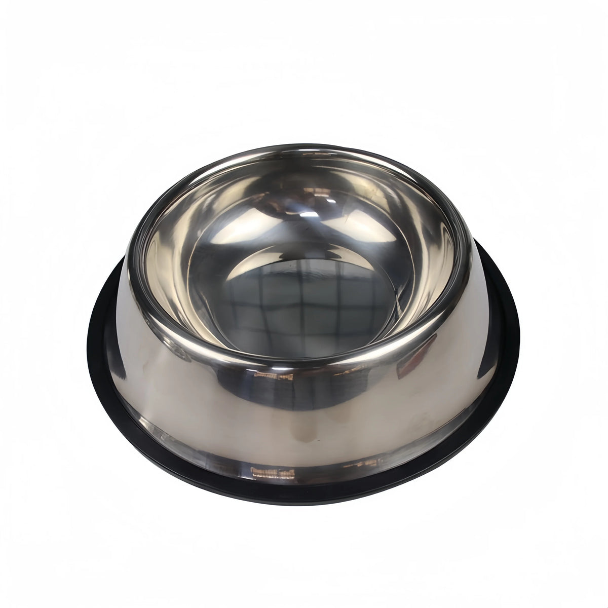 Stainless Steel Dog Bowl with Non-Slip Base, 5 Sizes