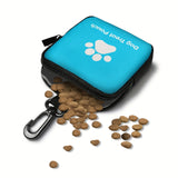 Zippered Dog Treat Pouch with Clip for Walks and Training