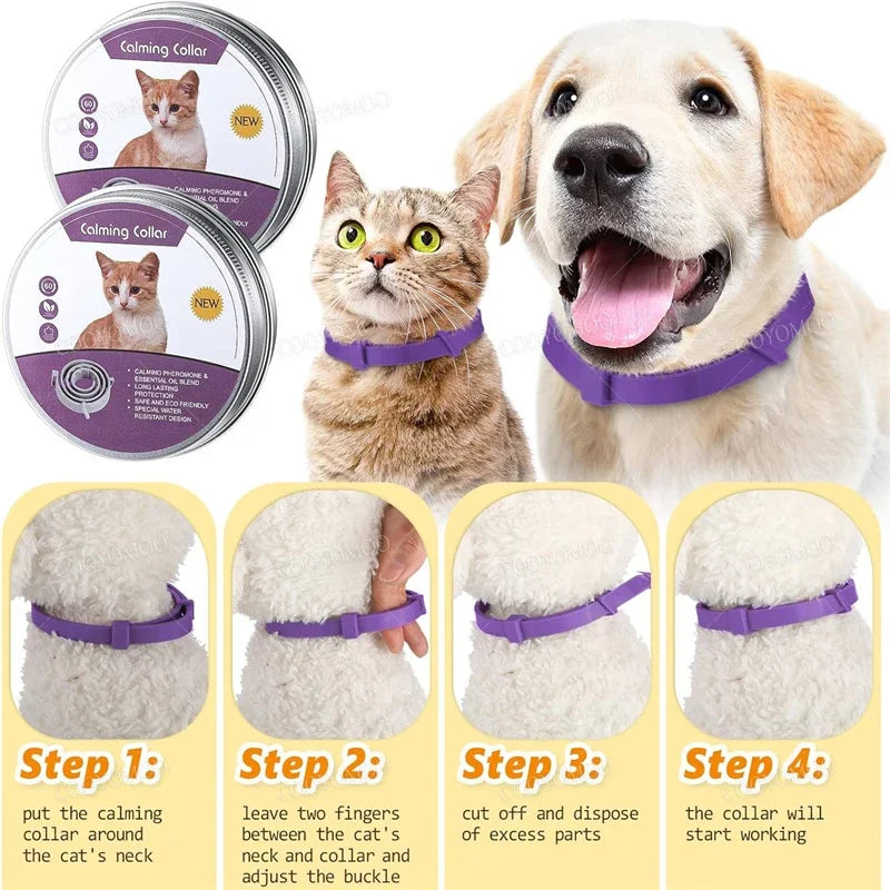 Dog Pheromone Collar for Anxiety, Adjustable and Waterproof