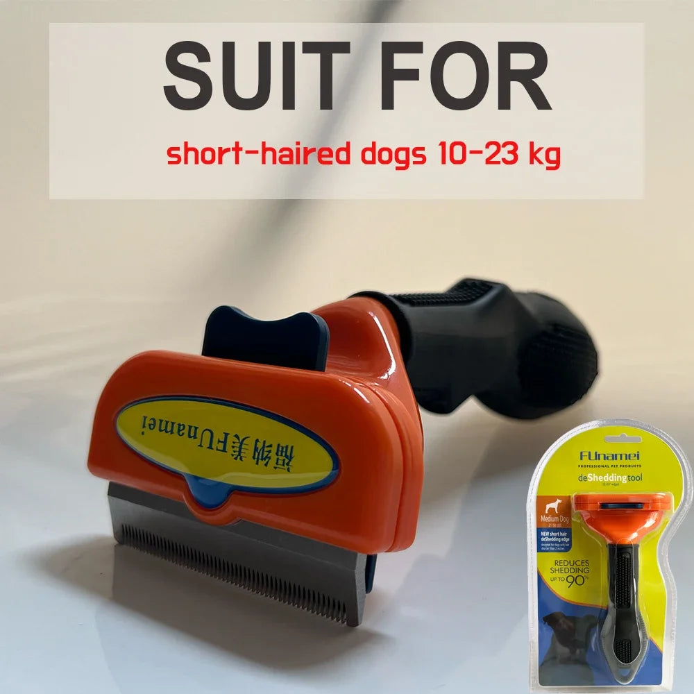 Dog Deshedding Brush for Undercoat, Long and Short Hair