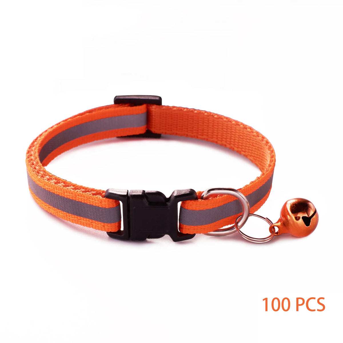 Adjustable Puppy Collar with Small Bell, 7.5 to 12.6 in