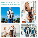 Legs-Out Front Dog Carrier Backpack, Hands-Free, S to XL
