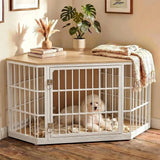 52 Inch Dog Crate Furniture End Table for Large Dogs