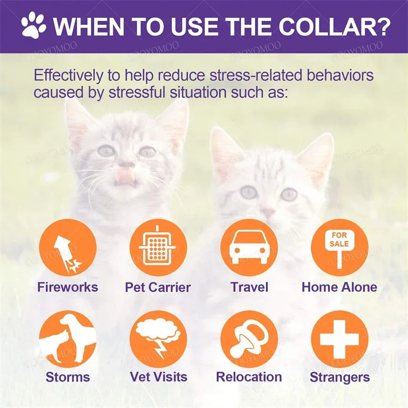 Dog Pheromone Collar for Anxiety, Adjustable and Waterproof