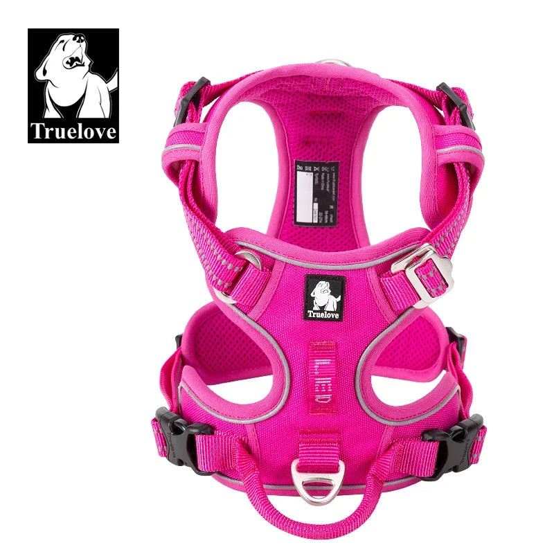 Reflective No Pull Dog Harness with Handle, Adjustable, XS to XL