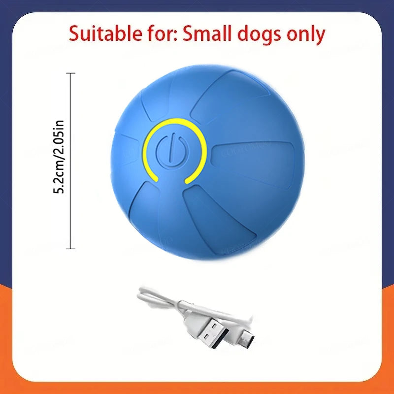 Smart Rolling Dog Ball That Moves on Its Own, USB Rechargeable