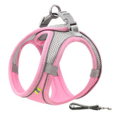 Small Dog Vest Harness and Leash Set, Reflective and Breathable
