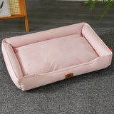 Waterproof Bolster Dog Bed with Removable Pad, S to 2XL
