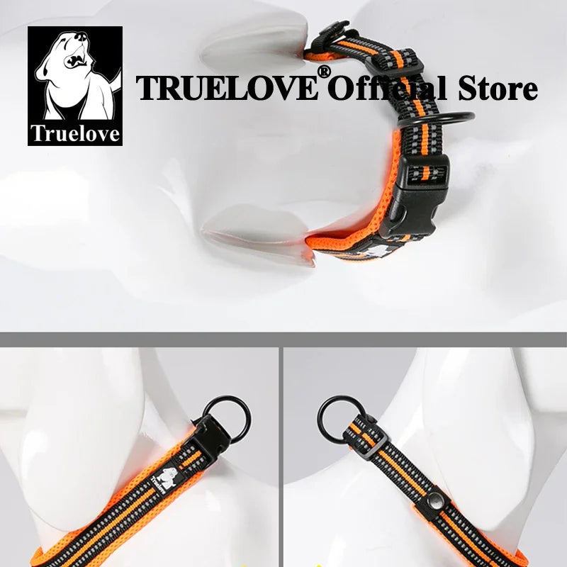 Adjustable Reflective Collar with Stainless Steel Ring