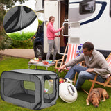 Pop Up Dog Travel Crate, Foldable with Storage Bag