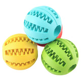 Treat Dispensing Rubber Ball for Small Dogs and Puppies, 2.4 in