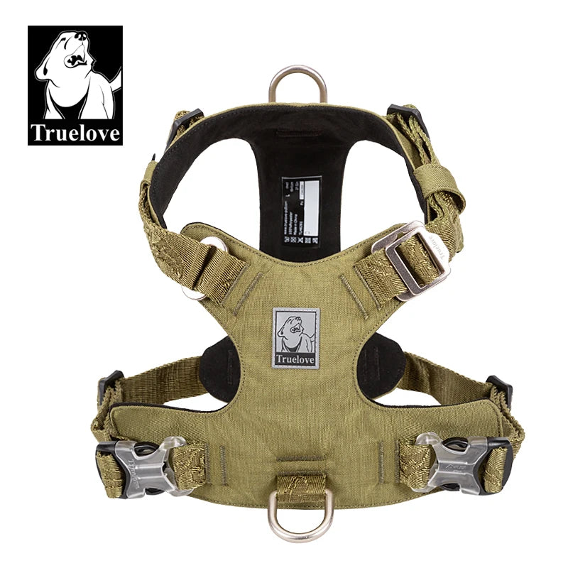 Lightweight Dog Harness with Aluminum D-Ring, Sizes XXS-XL