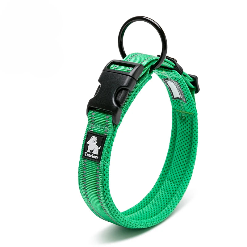 Soft Padded Dog Collar with Mesh Lining for Small to Large Dogs