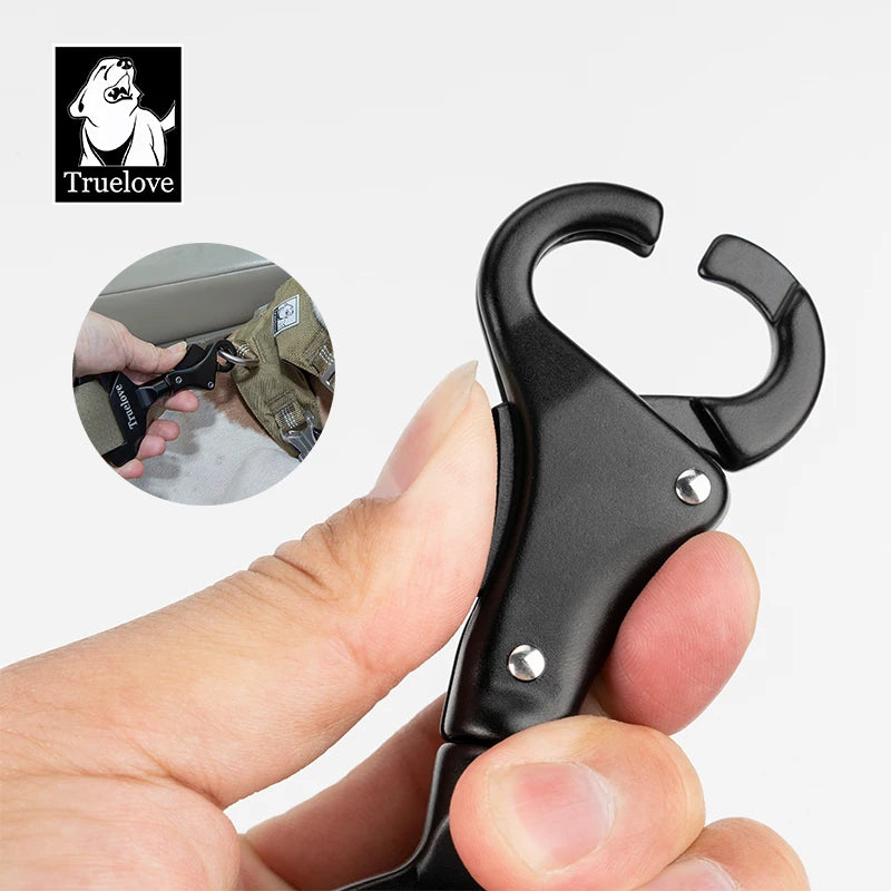 Aluminum Dog Seat Belt Clip for Collars and Harnesses