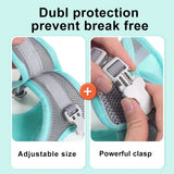 Small Dog Vest Harness and Leash Set, Reflective and Breathable