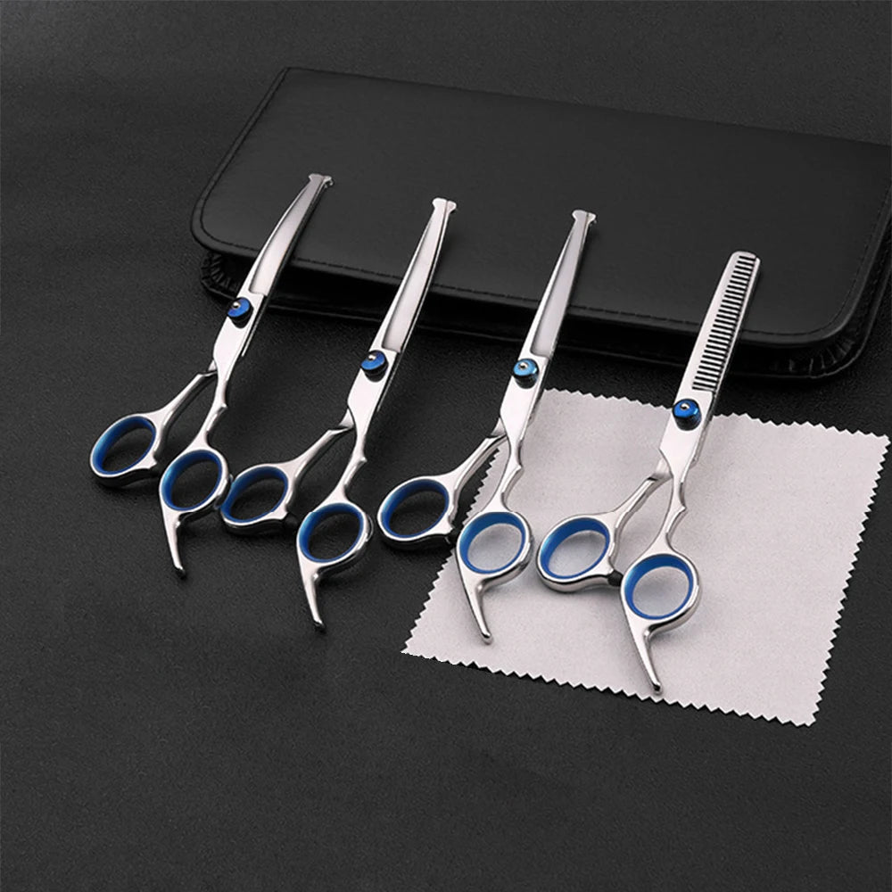 Round Tip Dog Grooming Scissors, 6 Inch Stainless Steel