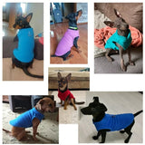 Fleece Dog Vest with D-Ring for Small Dogs
