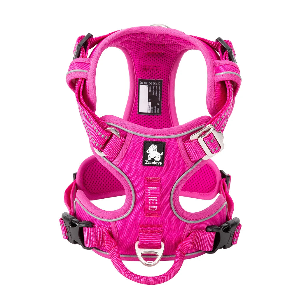 Reflective Dog Harness with Handle, Padded and Adjustable