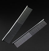 Stainless Steel Dog Grooming Comb, 6.3 or 7.5 Inch