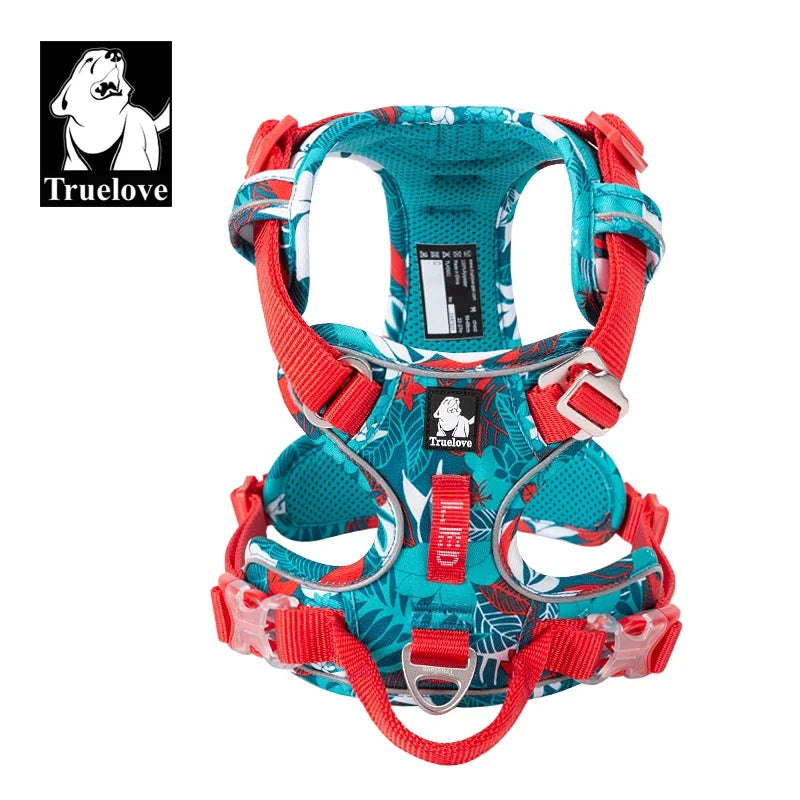 Camouflage Dog Harness, Reflective and Easy On and Off