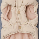 Padded Dog Winter Coat for Small and Medium Dogs, Windproof