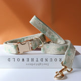 Lace Wedding Dog Collar with Bow and Personalized ID