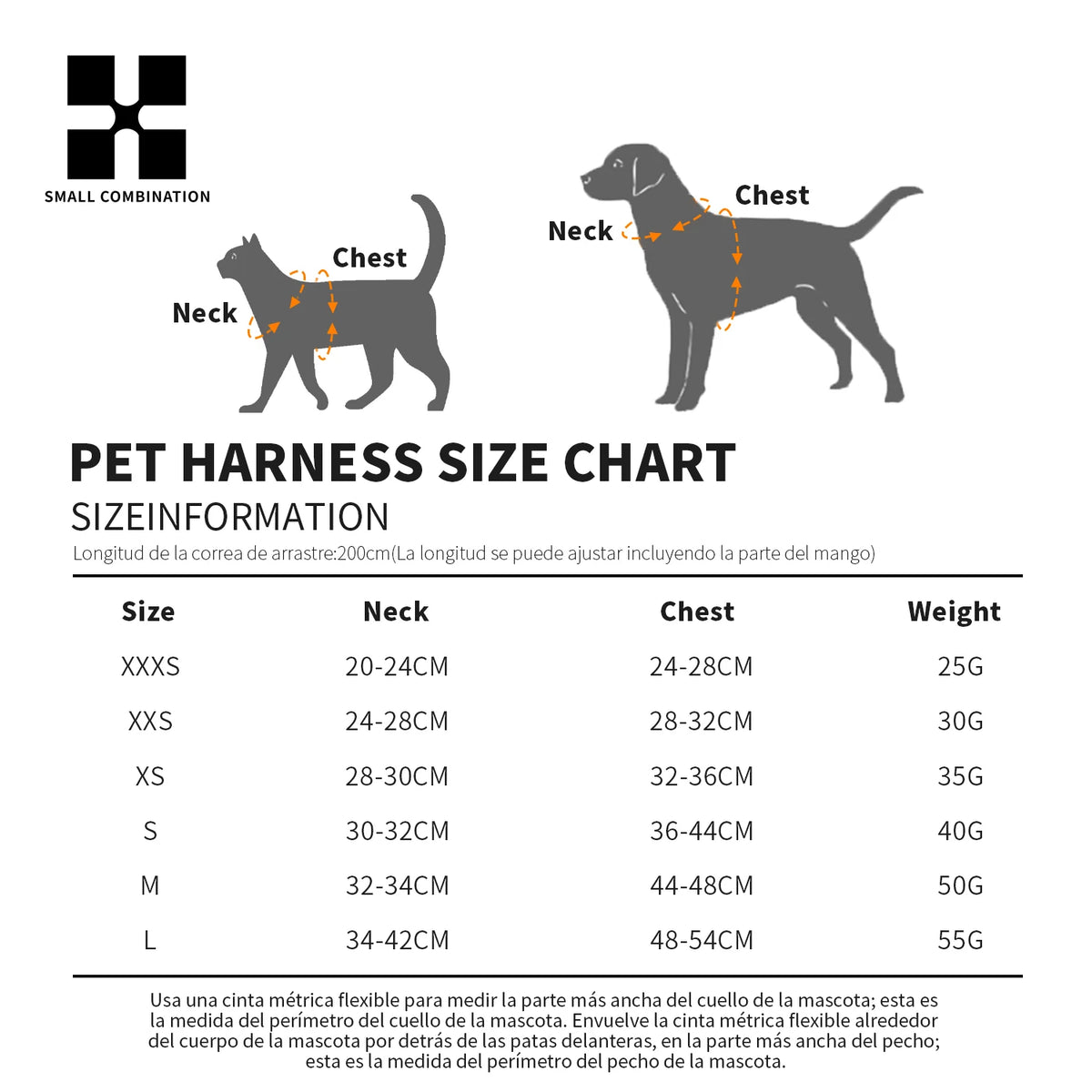 Step-In Dog Harness and Leash Set for Small Dogs and Cats
