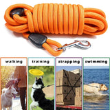 Braided Rope Long Line Dog Leash, 16 ft to 49 ft