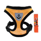 Mesh Dog Harness and Leash Set for Puppies and Small Dogs