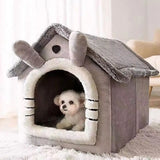 Cozy Dog House Bed for Small Dogs, Removable and Washable