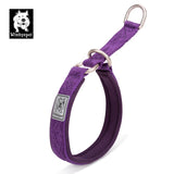 Padded Martingale Dog Collar, Reflective Nylon for Training