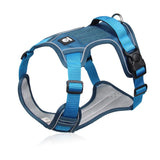Padded Reflective Dog Harness Vest with Quick-Release Buckles