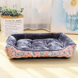 Bolster Dog Bed with Non-Slip Base for Small to Large Dogs