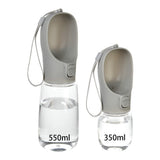 Portable Dog Water Bottle with Bowl, 12 oz or 18 oz