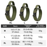 Tactical Dog Collar with Control Handle, Adjustable Nylon