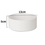 Personalized Ceramic Pet Bowl with Wood Stand for Cats and Small Dogs