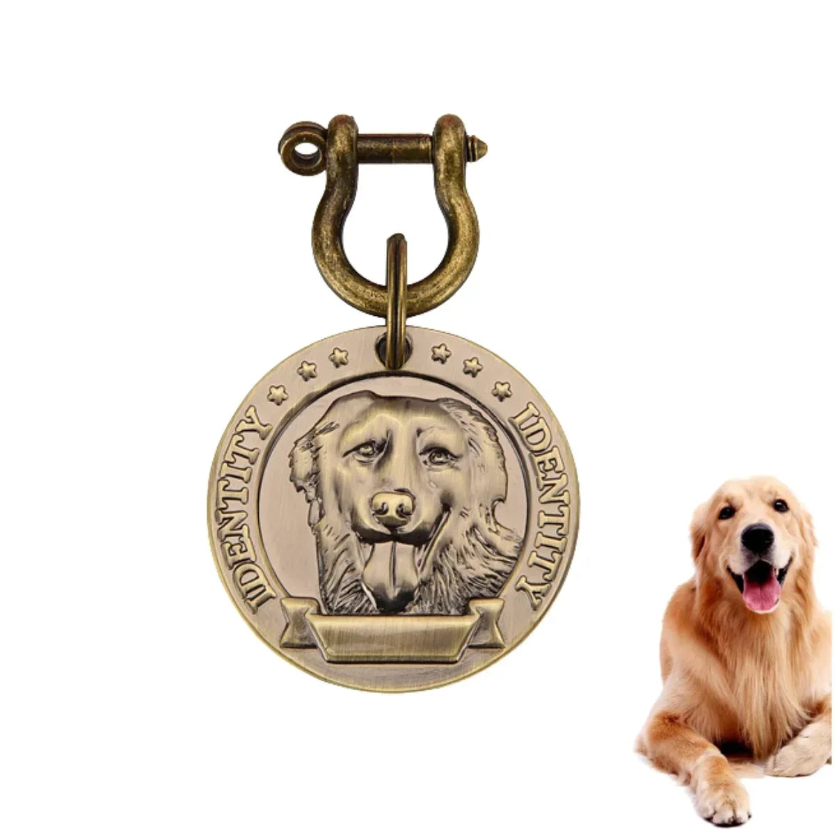 Custom Engraved Dog ID Tags in Bulk, 5 or 10 Pack