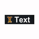 Custom Dog Harness Patches with Name and Phone Number, Set of 2