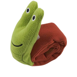 Snuffle Snake Dog Puzzle Toy with Treat Pockets and Squeaker