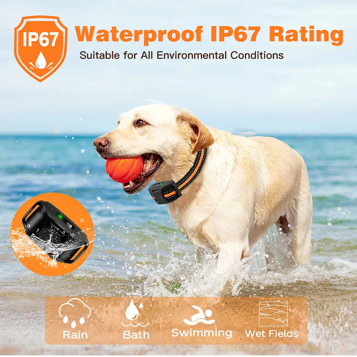 Remote Dog Training Collar with 3300 Ft Range, Beep, Vibration, Static