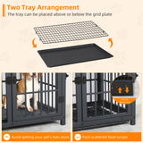 Wooden Dog Crate Furniture End Table, M to 2XL Sizes