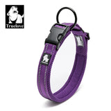 Heavy Duty Padded Dog Collar for Large Dogs, Reflective Nylon