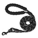 Reflective Rope Dog Leash with Padded Handle, 4 to 10 ft
