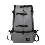 Reflective Motorcycle Dog Backpack with Cushioned Base